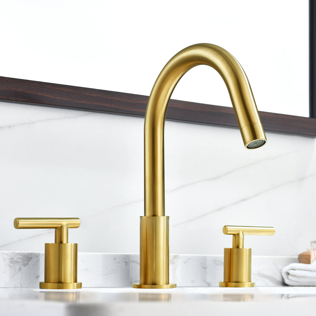 Balen 8. in Widespread 2-Handle Bathroom High-Arc Faucet