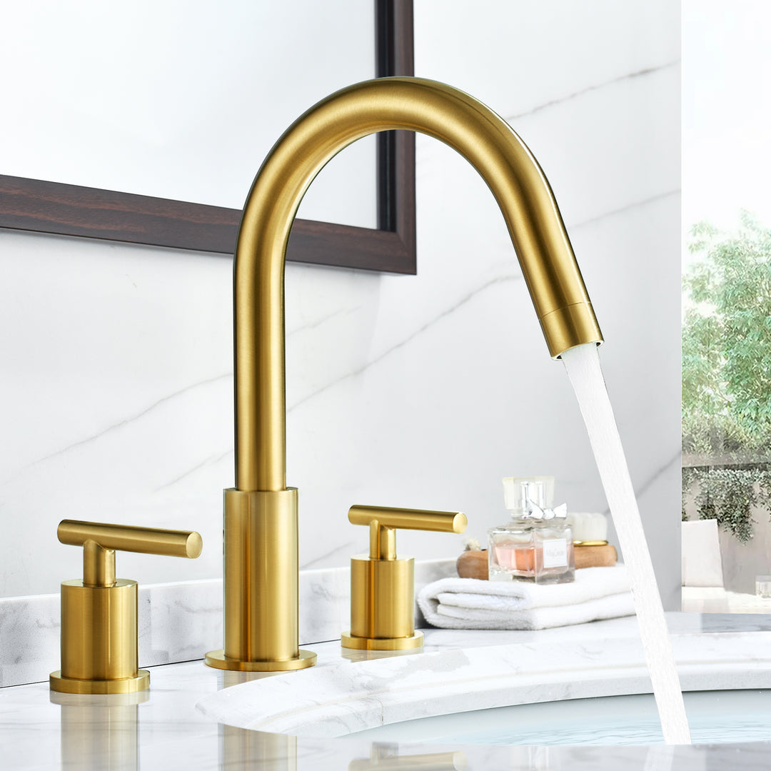 Balen 8. in Widespread 2-Handle Bathroom High-Arc Faucet