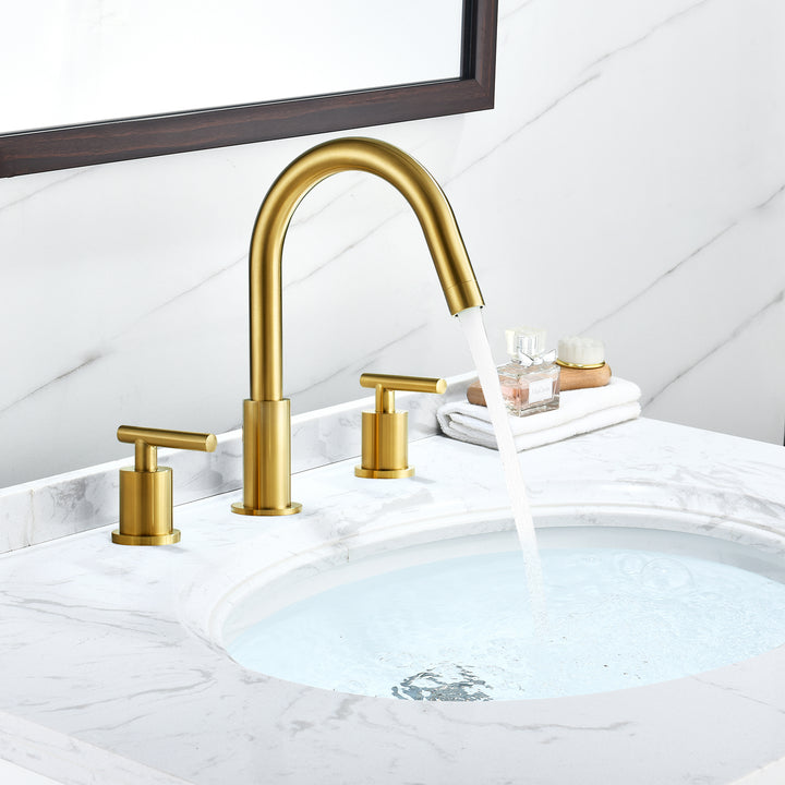 Balen 8. in Widespread 2-Handle Bathroom High-Arc Faucet