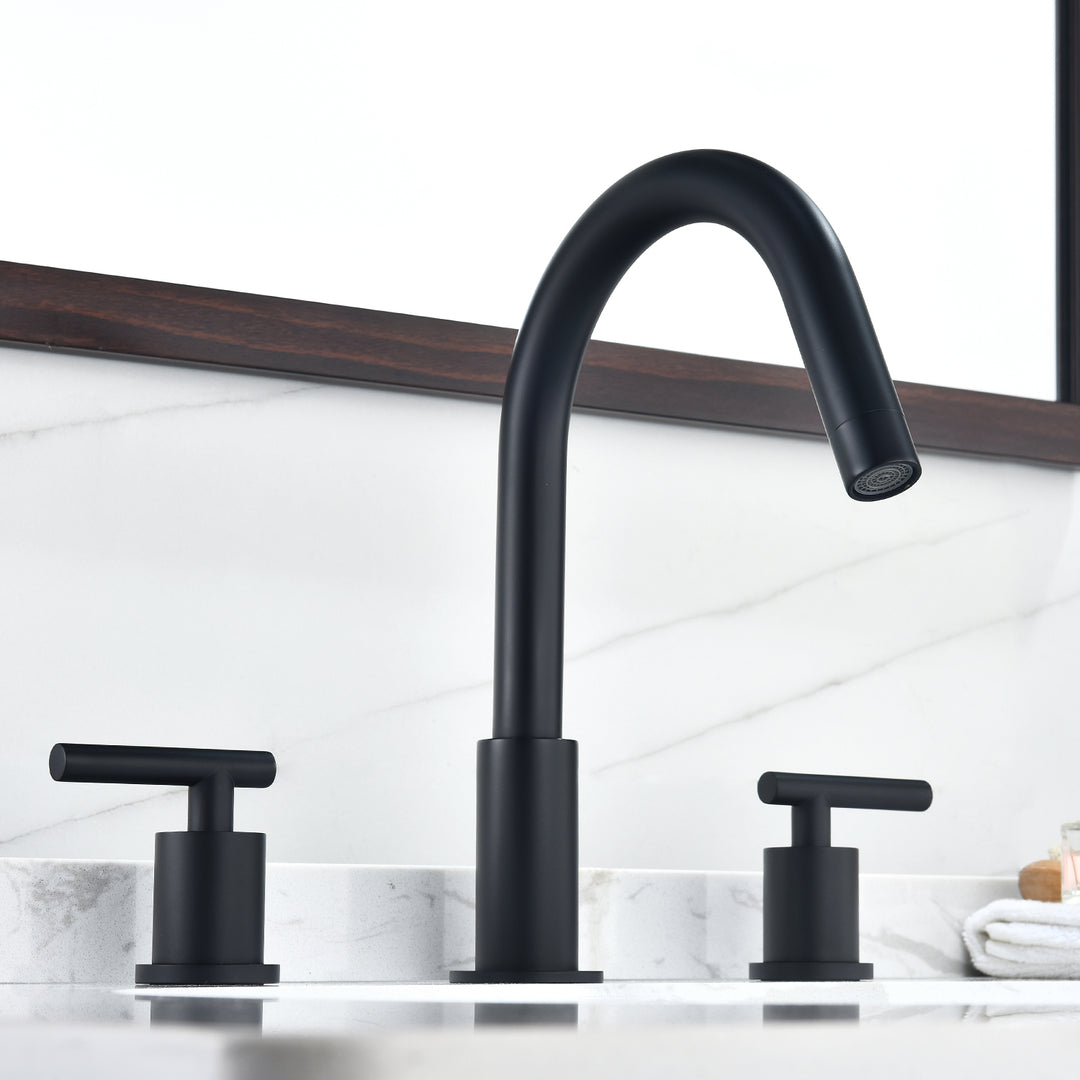 Balen 8. in Widespread 2-Handle Bathroom High-Arc Faucet
