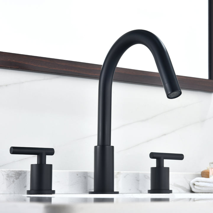 Balen 8. in Widespread 2-Handle Bathroom High-Arc Faucet