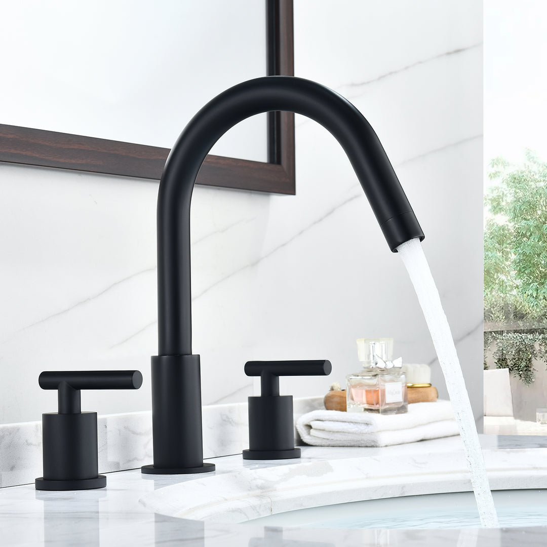 Balen 8. in Widespread 2-Handle Bathroom High-Arc Faucet
