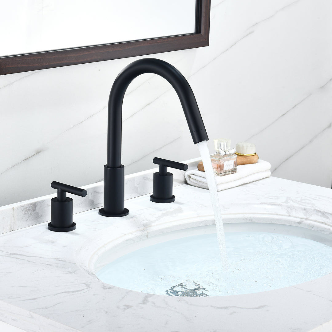 Balen 8. in Widespread 2-Handle Bathroom High-Arc Faucet