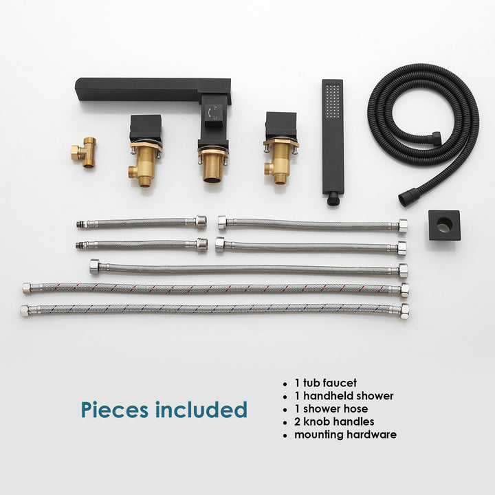 Nairn Deck-Mount Roman Waterfall Tub Filler