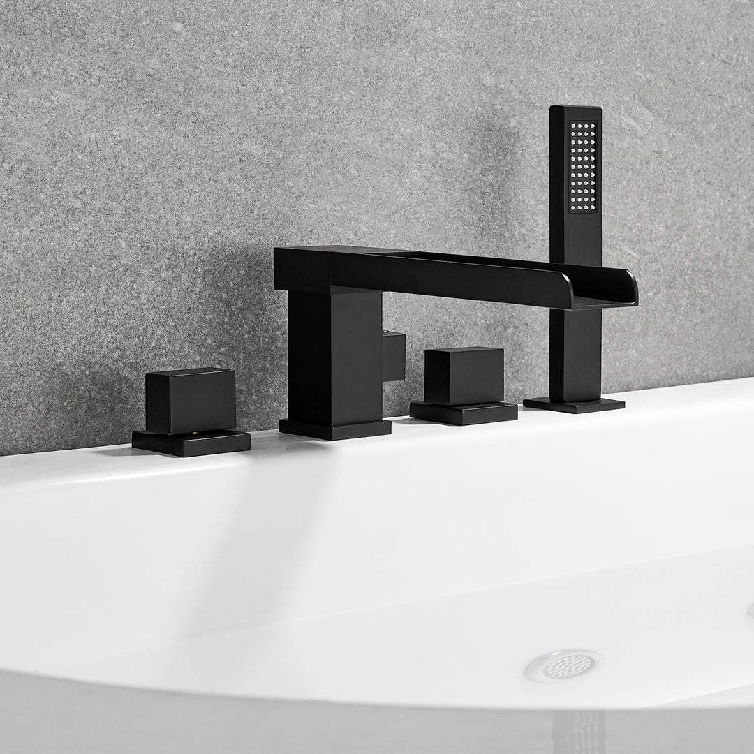 Nairn Deck-Mount Roman Waterfall Tub Filler