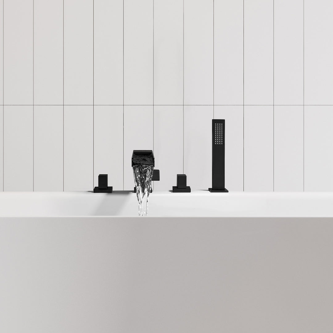 Nairn Deck-Mount Roman Waterfall Tub Filler