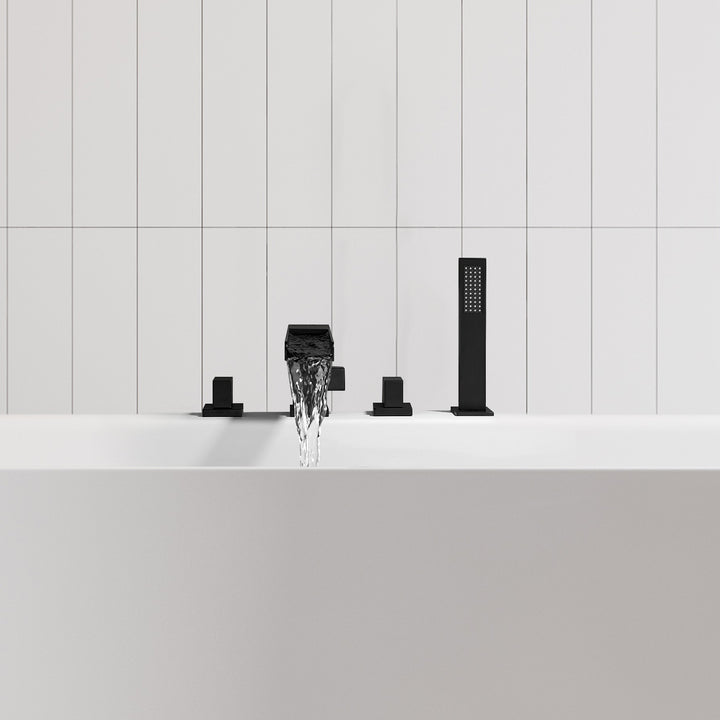 Nairn Deck-Mount Roman Waterfall Tub Filler