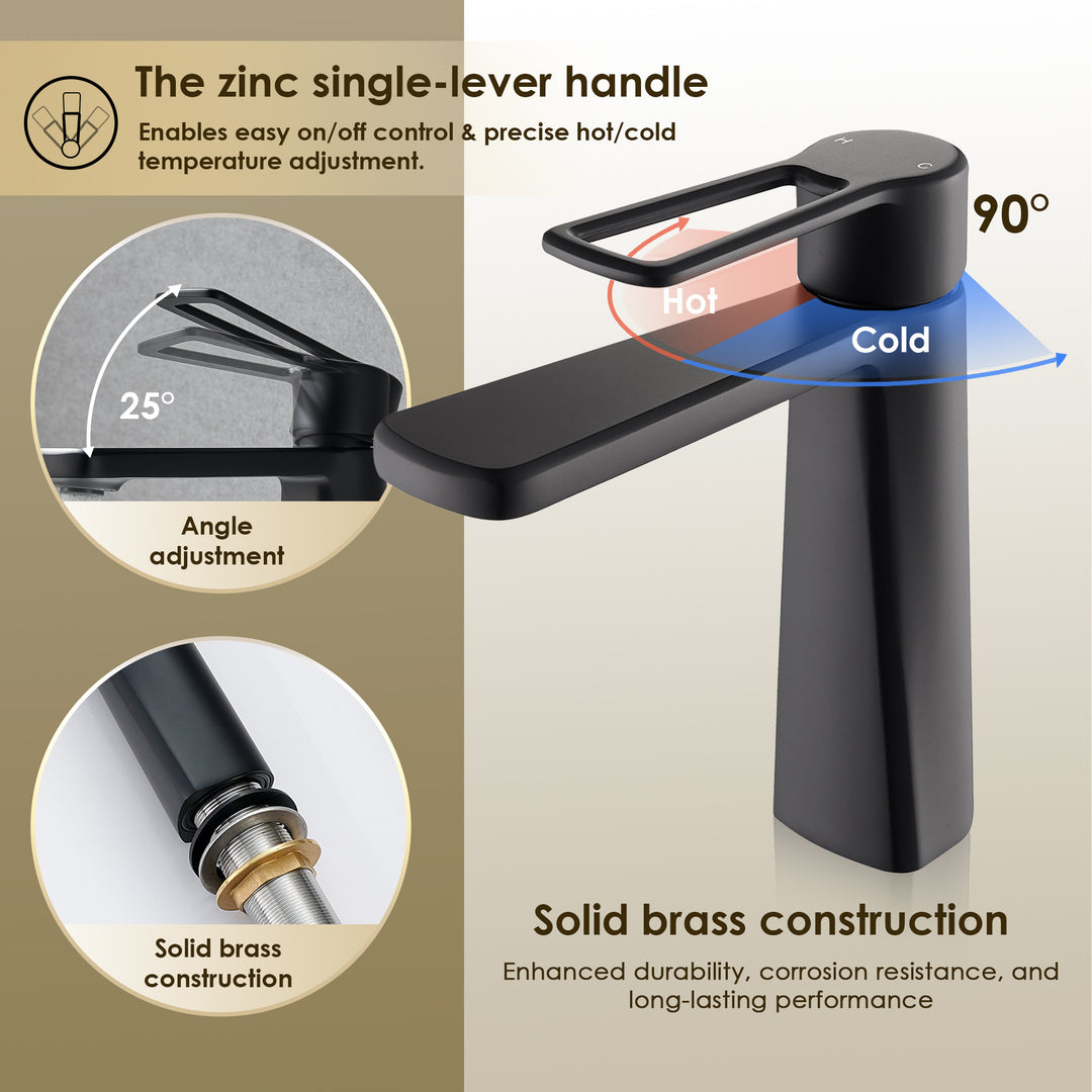 Paula Single Hole Single-Handle Bathroom Faucet