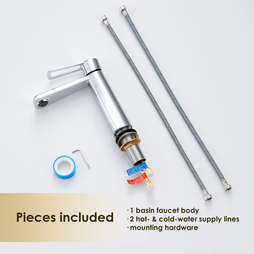 Paula Single Hole Single-Handle Bathroom Faucet