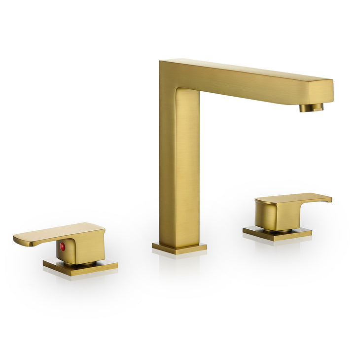 Calden Double Handle Deck-Mount 8 in. Widespread Roman Tub Faucet