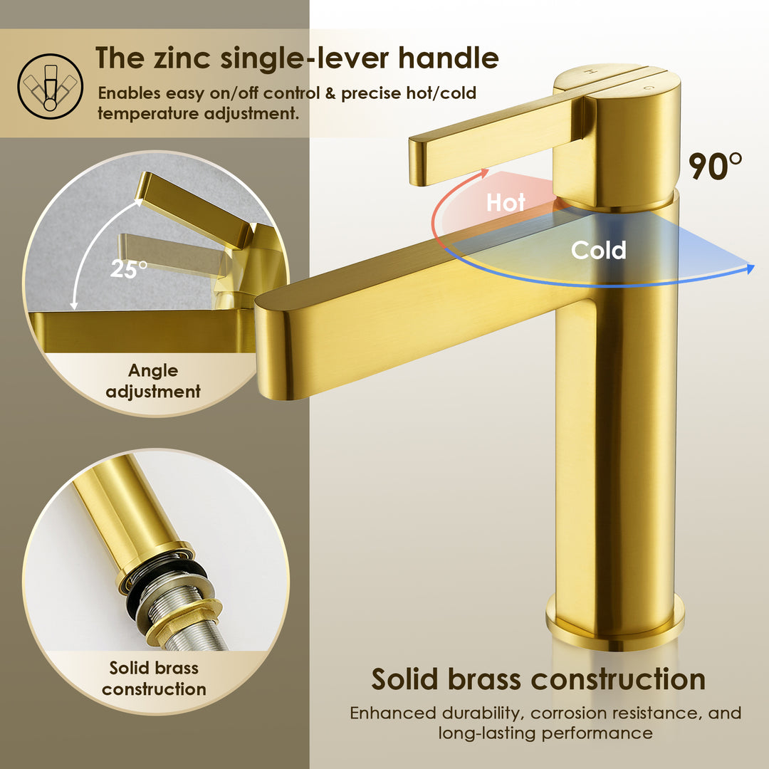 Stila Single Hole Single-Handle Bathroom Faucet