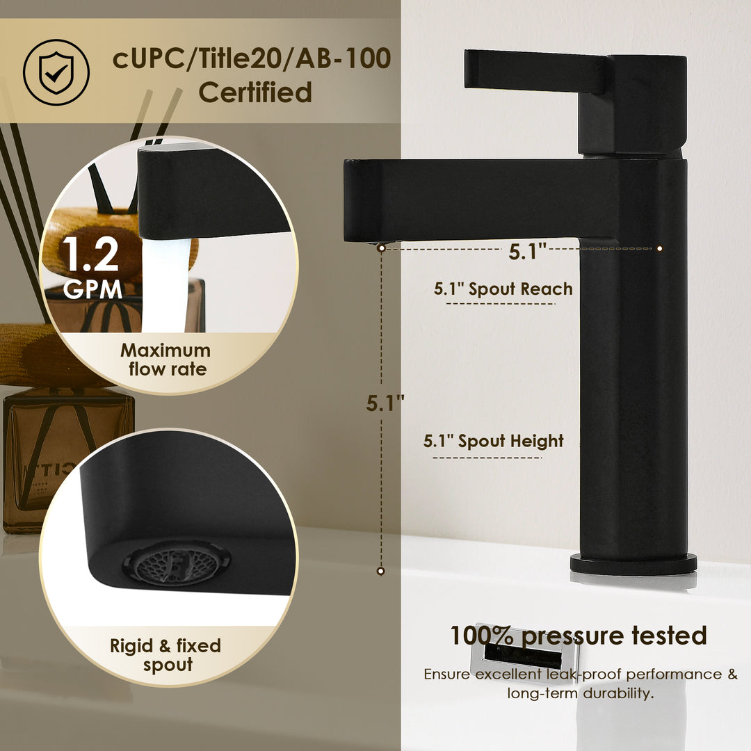 Stila Single Hole Single-Handle Bathroom Faucet