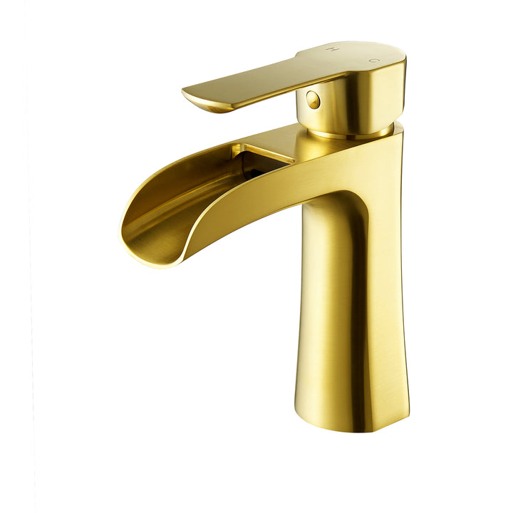 Tatcha Single Hole Single-Handle Waterfall Bathroom Faucet