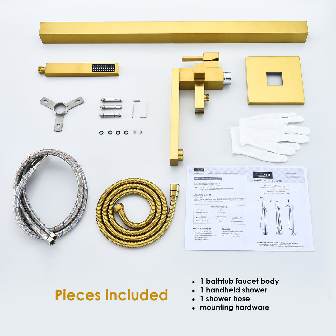 Campia Single Lever Handle Freestanding Floor Mounted Tub Filler