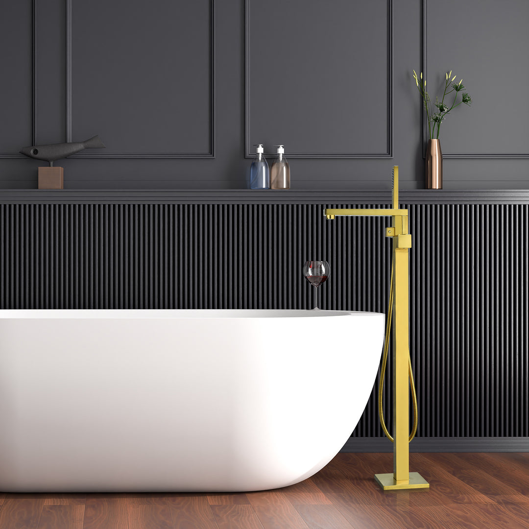 Campia Single Lever Handle Freestanding Floor Mounted Tub Filler