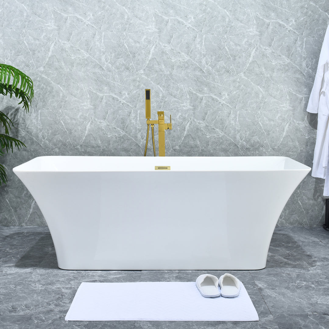 Campia Single Lever Handle Freestanding Floor Mounted Tub Filler