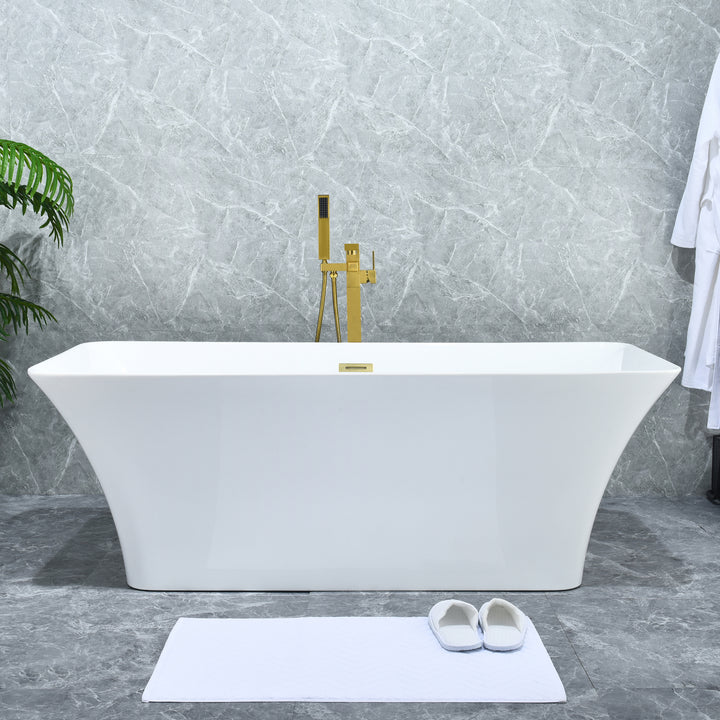 Campia Single Lever Handle Freestanding Floor Mounted Tub Filler