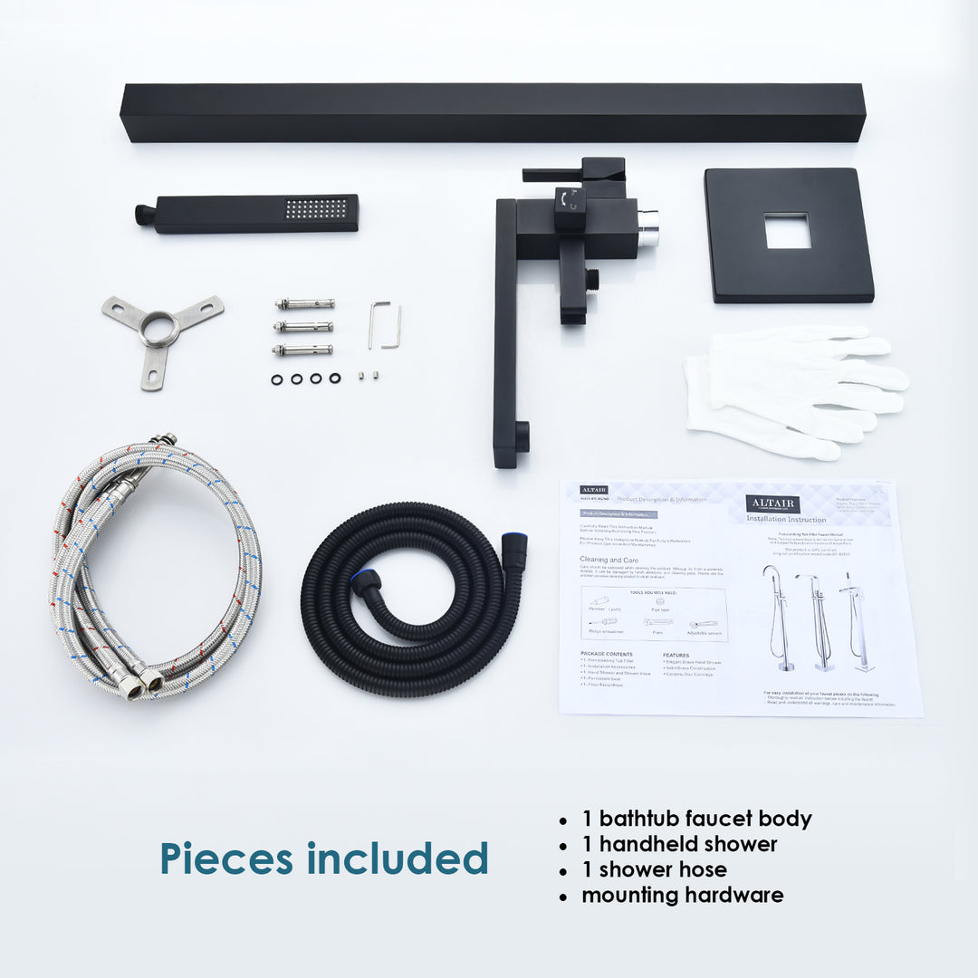 Campia Single Lever Handle Freestanding Floor Mounted Tub Filler