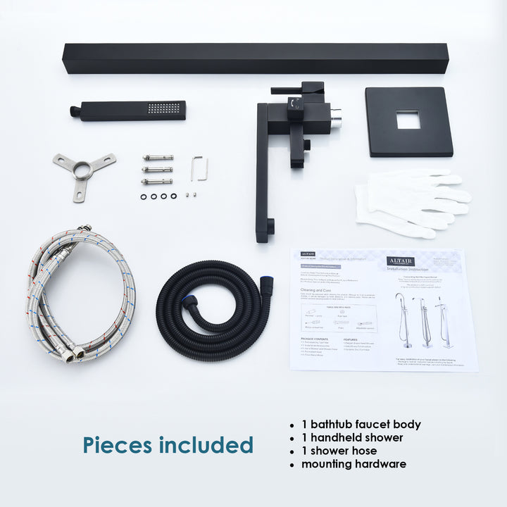 Campia Single Lever Handle Freestanding Floor Mounted Tub Filler