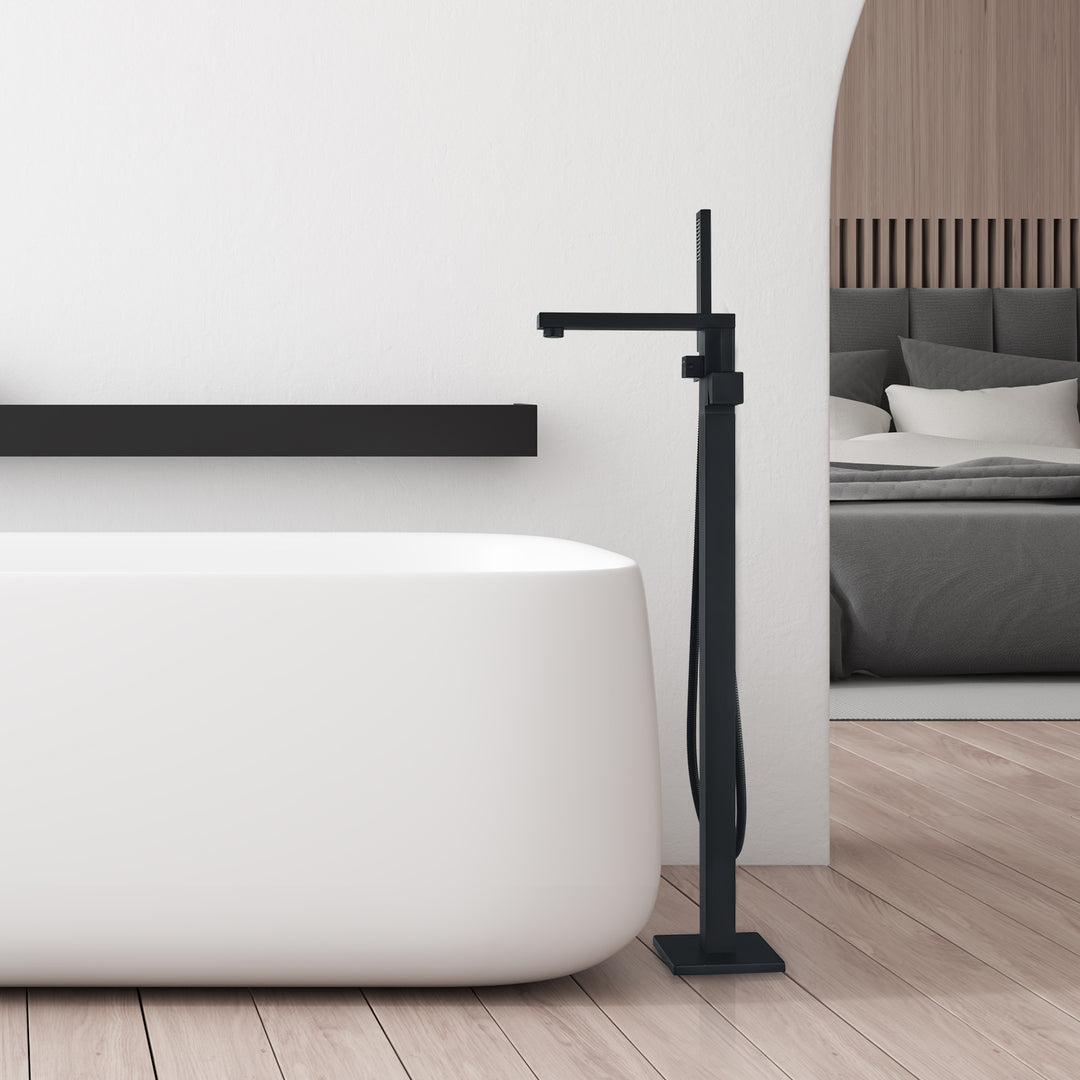 Campia Single Lever Handle Freestanding Floor Mounted Tub Filler