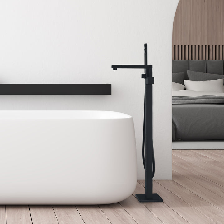 Campia Single Lever Handle Freestanding Floor Mounted Tub Filler