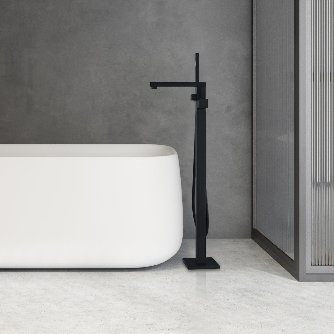 Campia Single Lever Handle Freestanding Floor Mounted Tub Filler