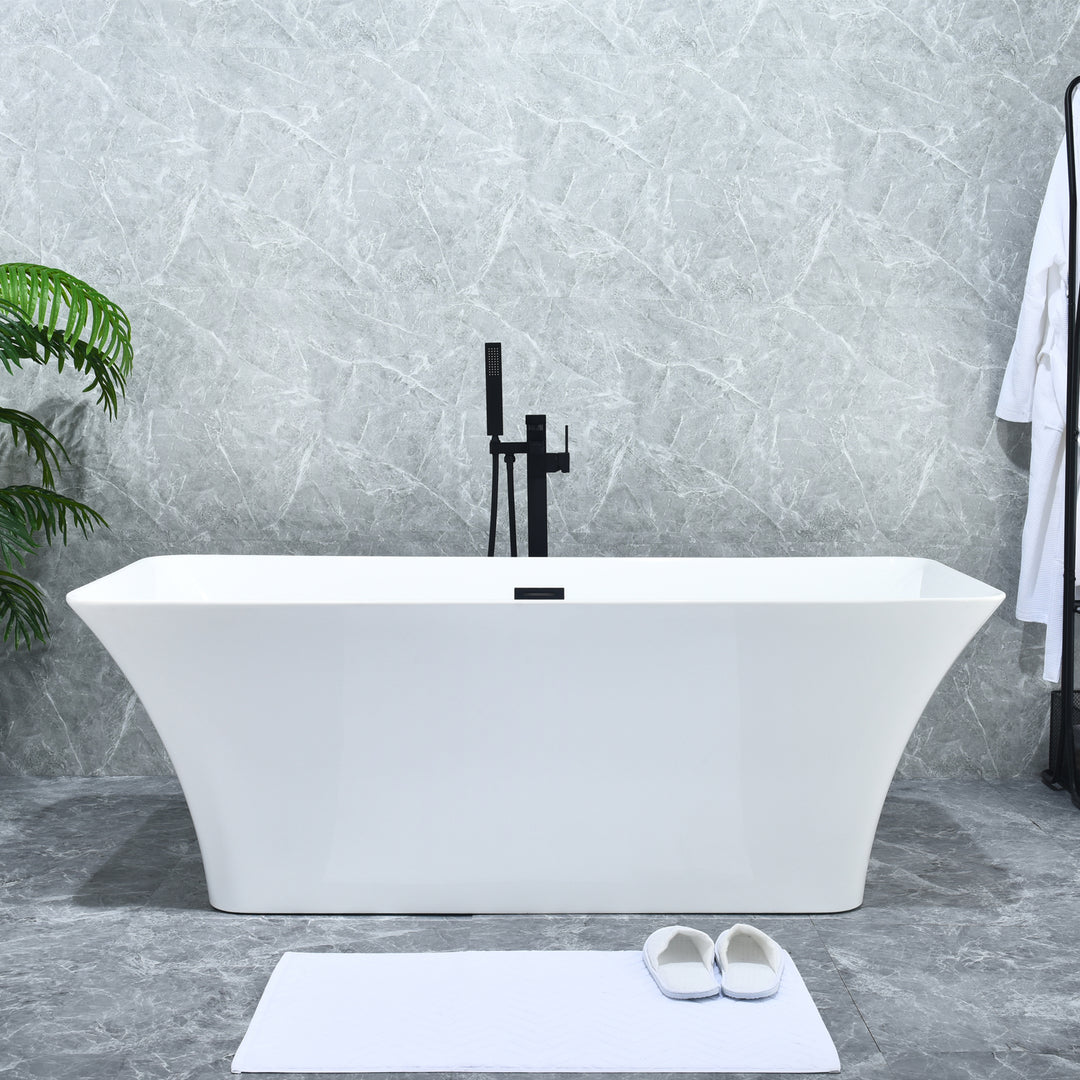 Campia Single Lever Handle Freestanding Floor Mounted Tub Filler