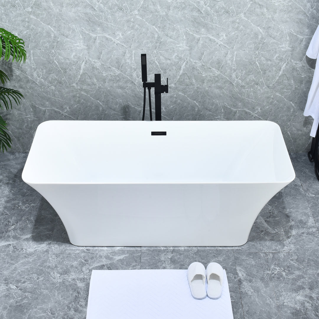 Campia Single Lever Handle Freestanding Floor Mounted Tub Filler