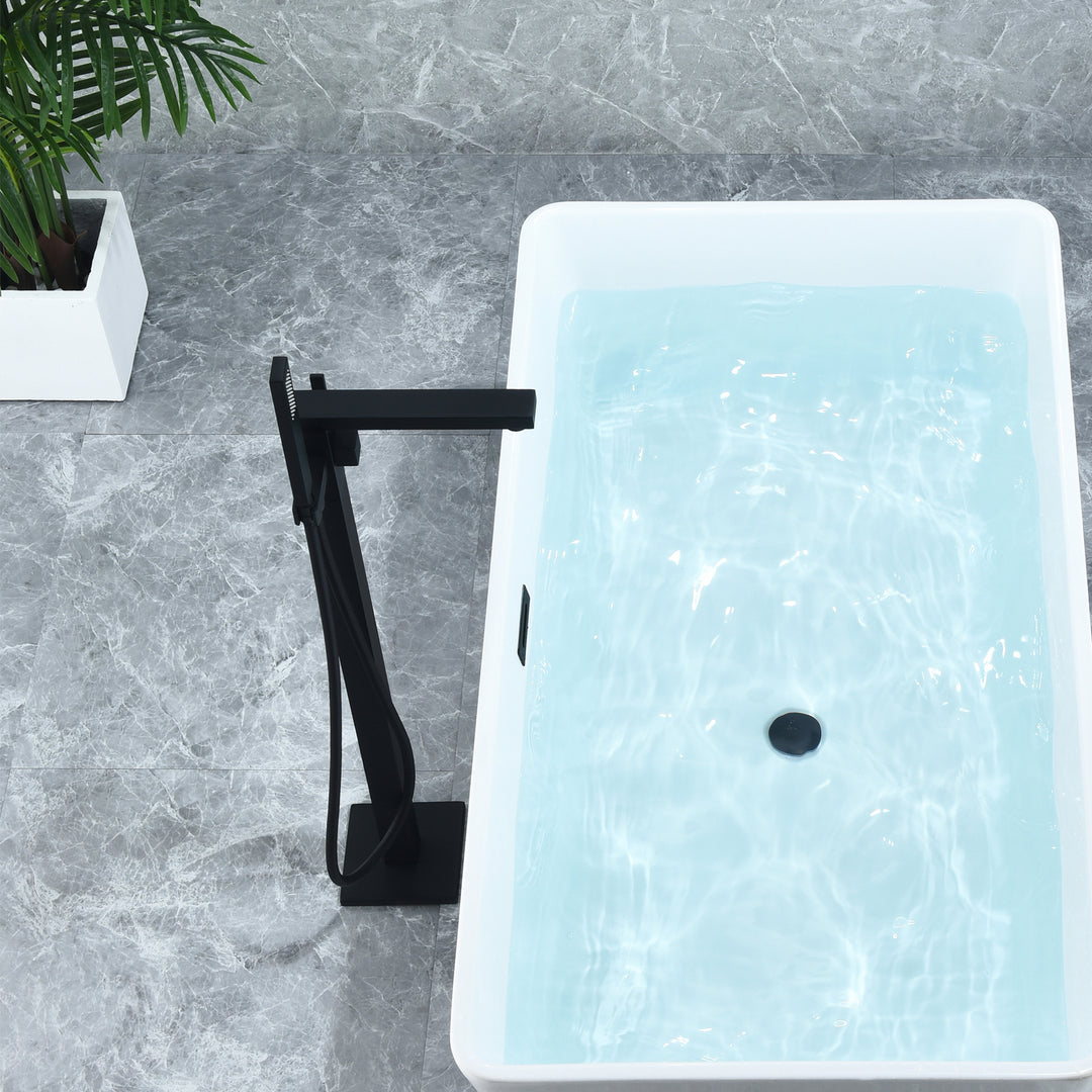 Campia Single Lever Handle Freestanding Floor Mounted Tub Filler