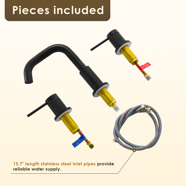 Versace 8. in Widespread 2-Handle Bathroom Faucet