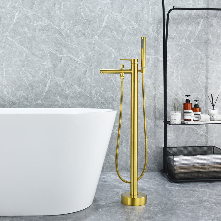 Larod Single Lever Handle Freestanding Floor Mounted Tub Filler