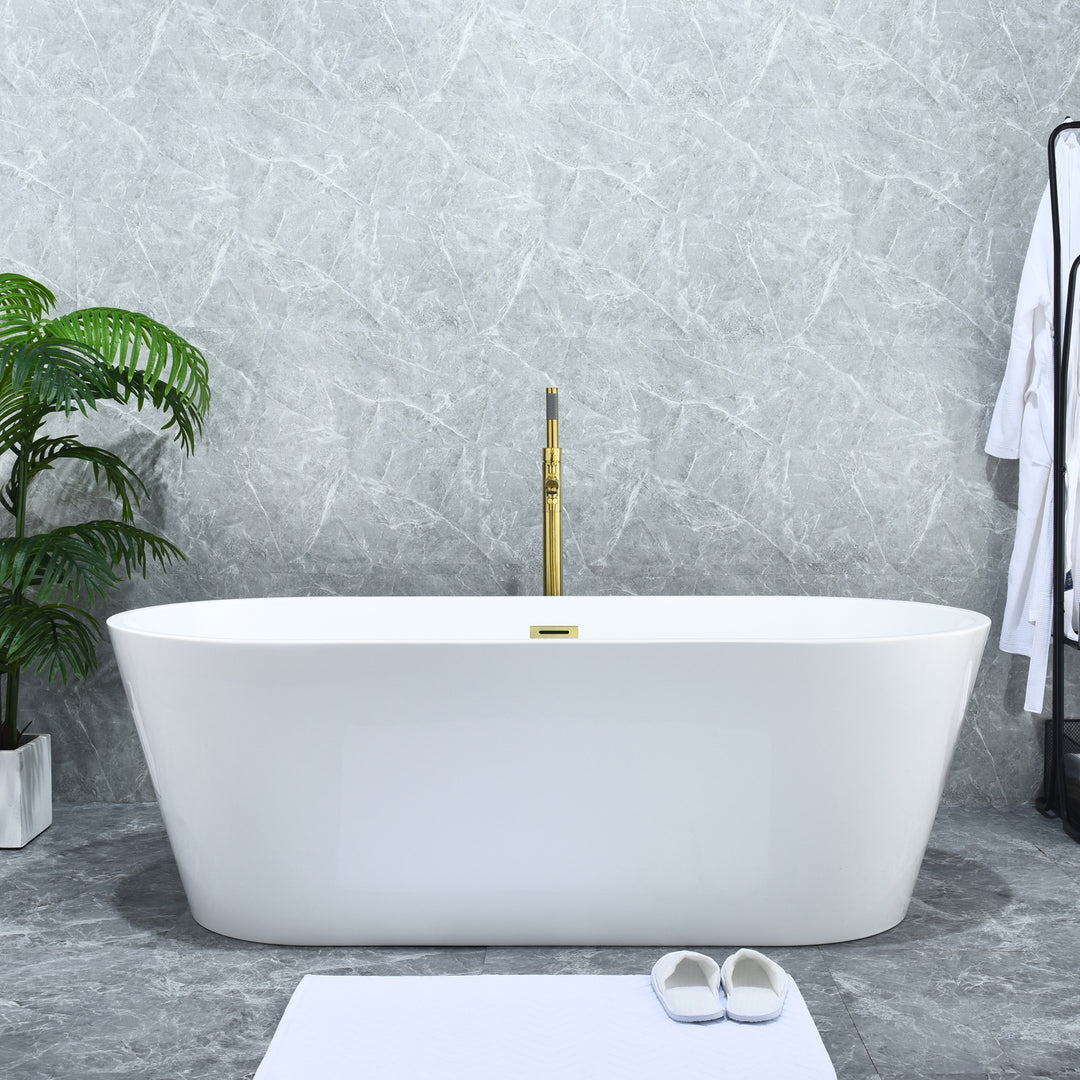 Larod Single Lever Handle Freestanding Floor Mounted Tub Filler