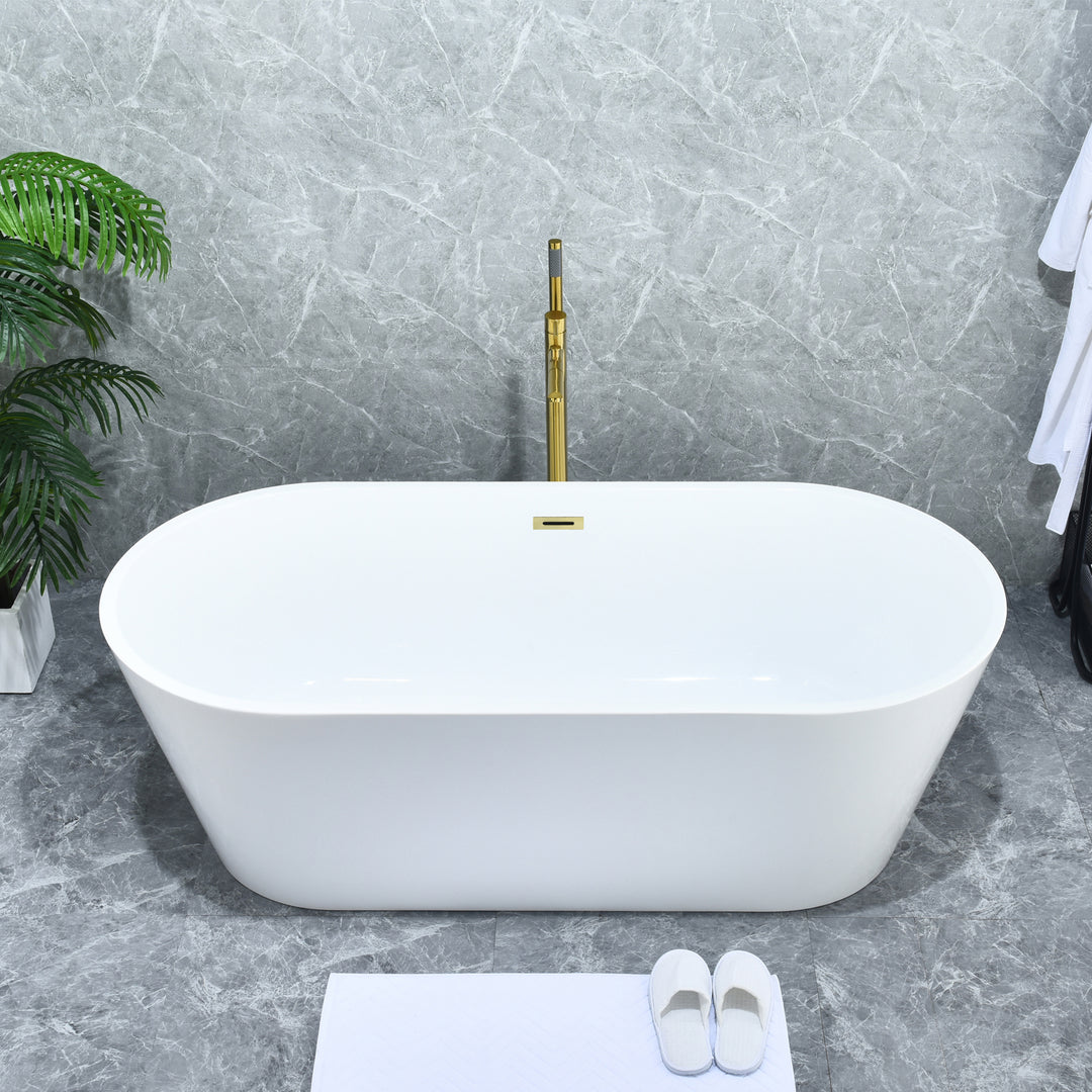 Larod Single Lever Handle Freestanding Floor Mounted Tub Filler