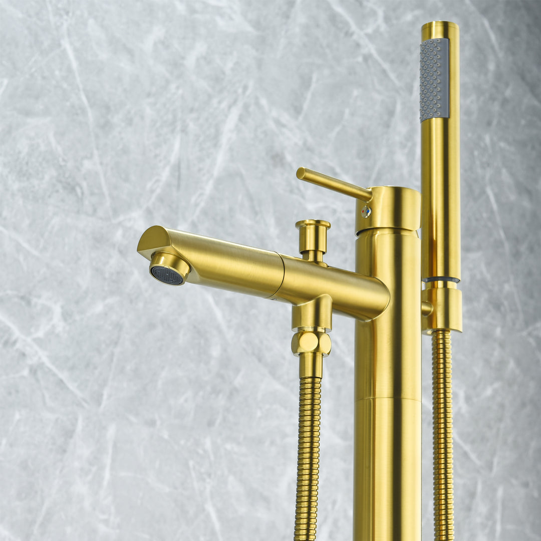 Larod Single Lever Handle Freestanding Floor Mounted Tub Filler