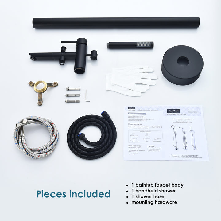 Larod Single Lever Handle Freestanding Floor Mounted Tub Filler