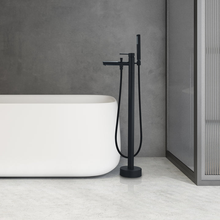 Larod Single Lever Handle Freestanding Floor Mounted Tub Filler