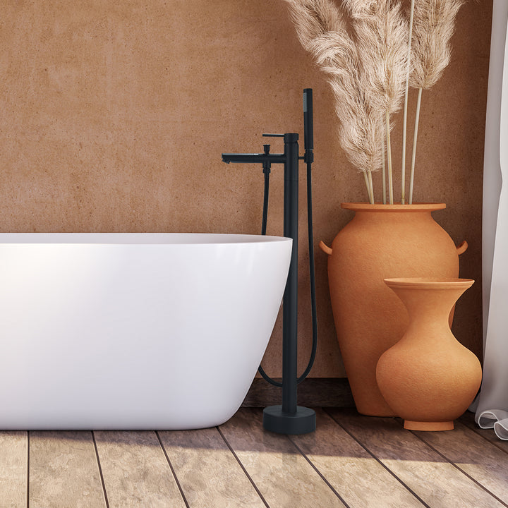 Larod Single Lever Handle Freestanding Floor Mounted Tub Filler