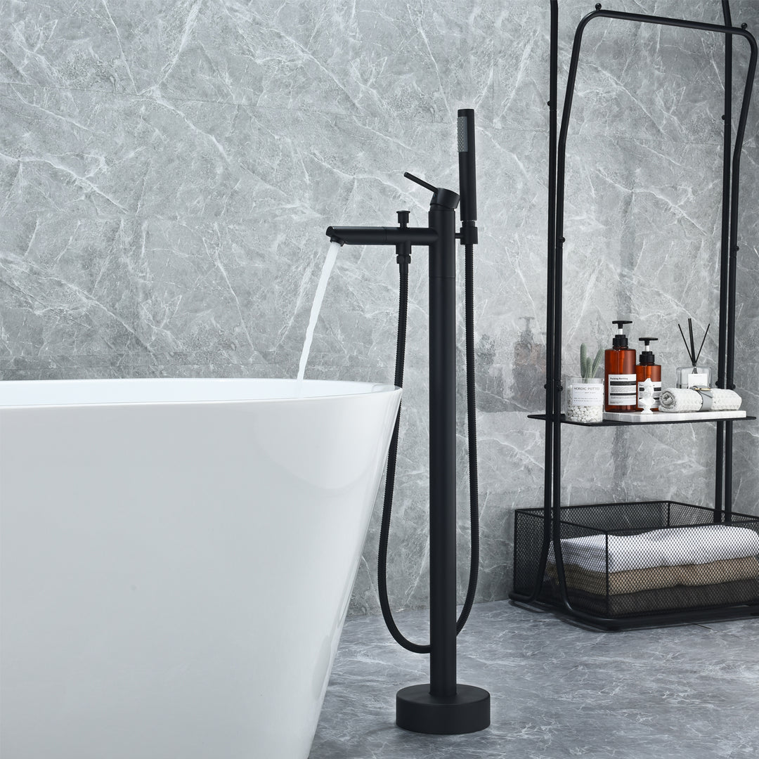 Larod Single Lever Handle Freestanding Floor Mounted Tub Filler
