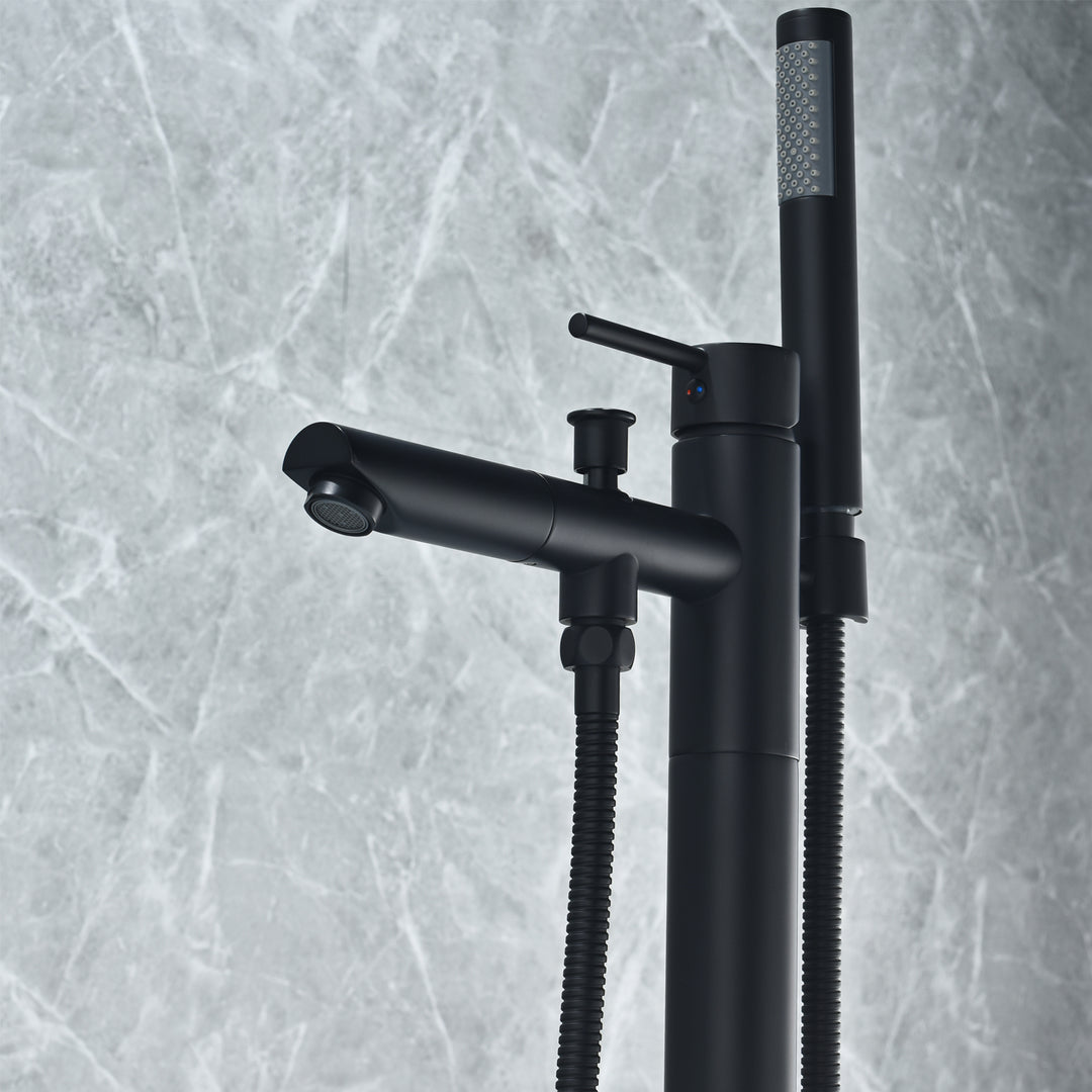 Larod Single Lever Handle Freestanding Floor Mounted Tub Filler