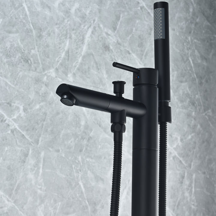 Larod Single Lever Handle Freestanding Floor Mounted Tub Filler