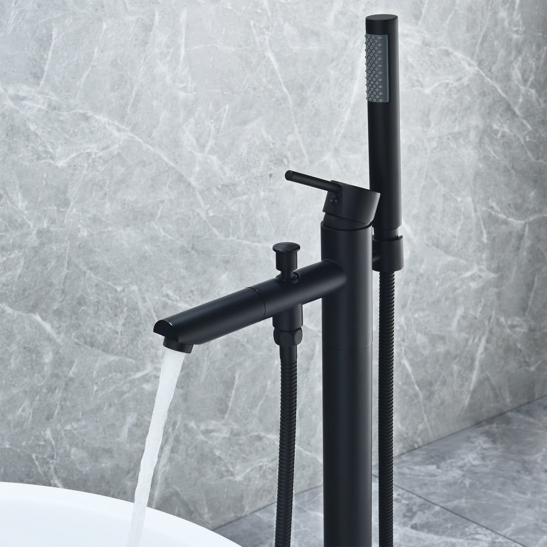 Larod Single Lever Handle Freestanding Floor Mounted Tub Filler