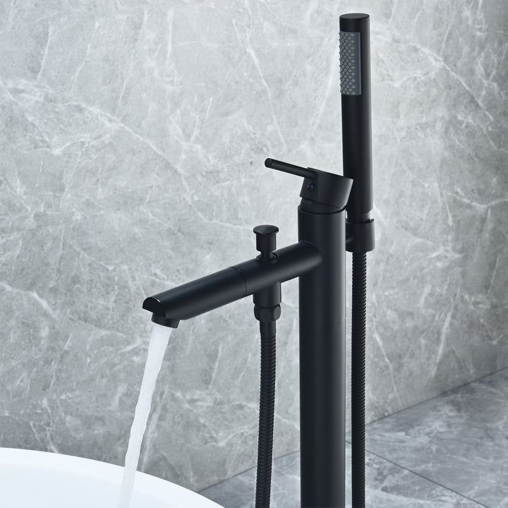 Larod Single Lever Handle Freestanding Floor Mounted Tub Filler
