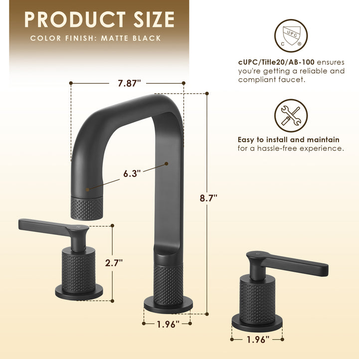 Wishful 8. in Widespread 2-Handle Bathroom Faucet