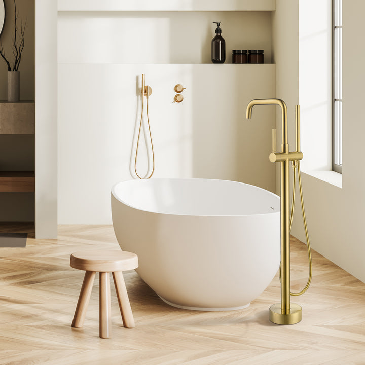 Florin Single Lever Handle Freestanding Floor Mounted Tub Filler