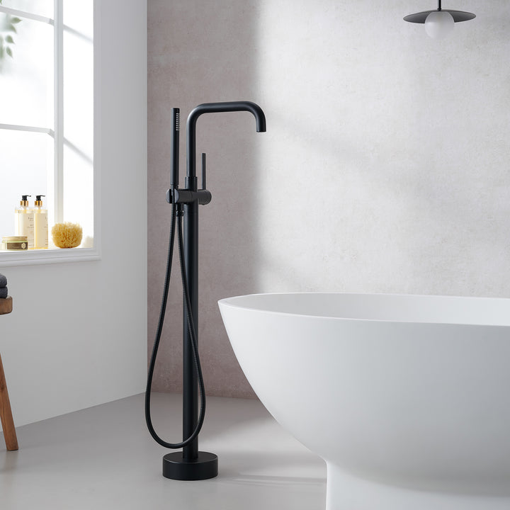 Florin Single Lever Handle Freestanding Floor Mounted Tub Filler