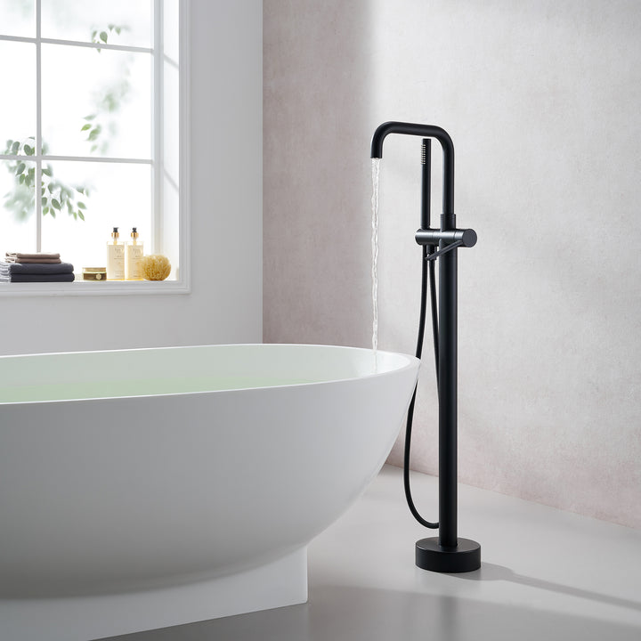 Florin Single Lever Handle Freestanding Floor Mounted Tub Filler
