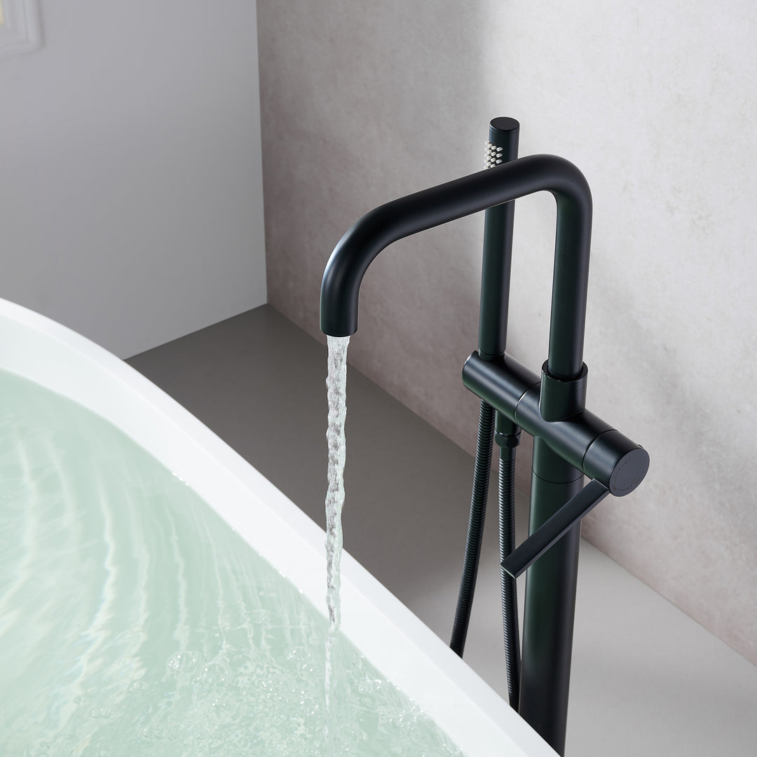Florin Single Lever Handle Freestanding Floor Mounted Tub Filler