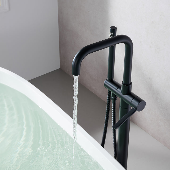 Florin Single Lever Handle Freestanding Floor Mounted Tub Filler