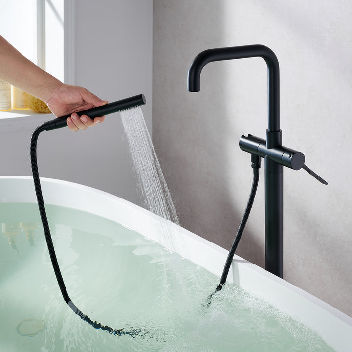Florin Single Lever Handle Freestanding Floor Mounted Tub Filler