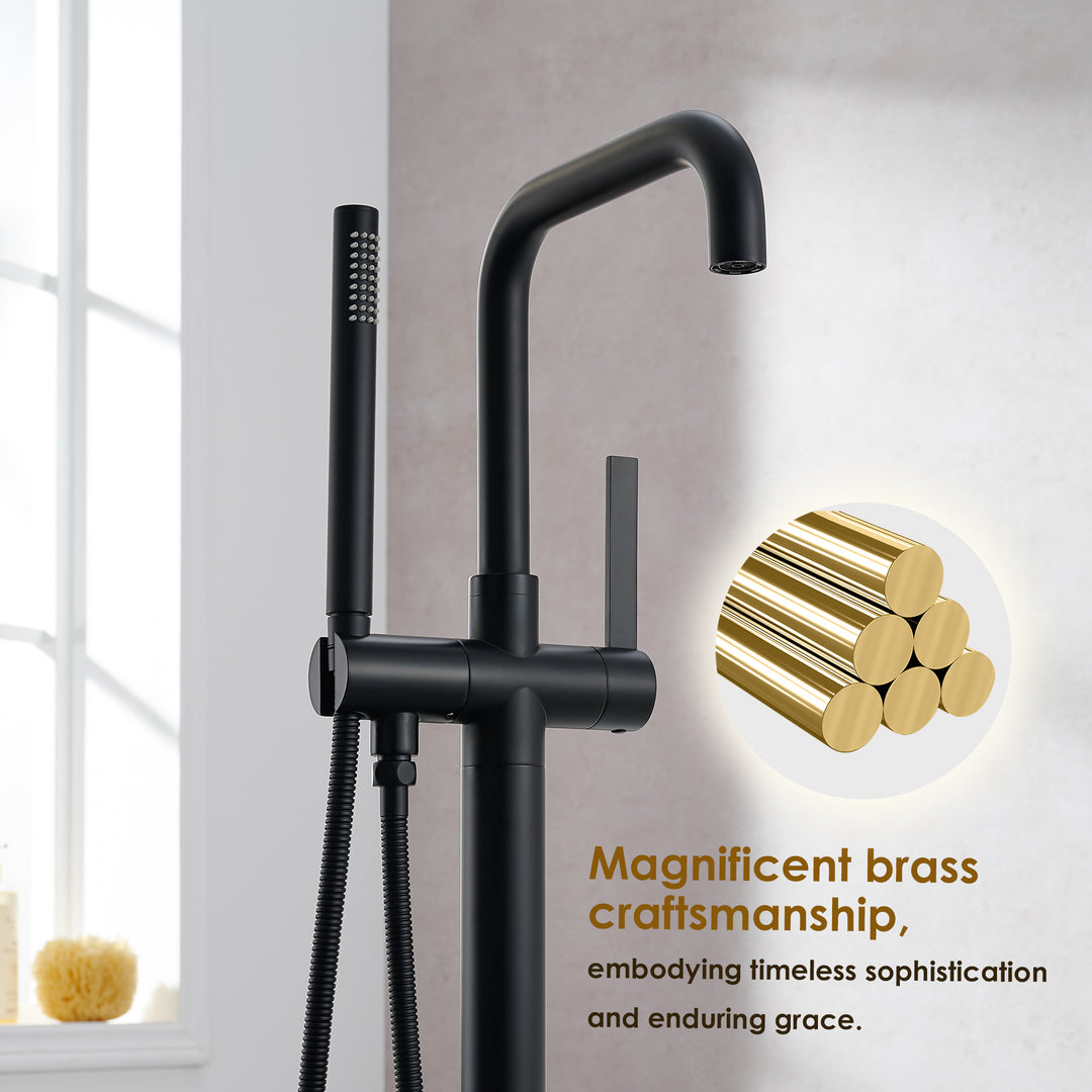 Florin Single Lever Handle Freestanding Floor Mounted Tub Filler